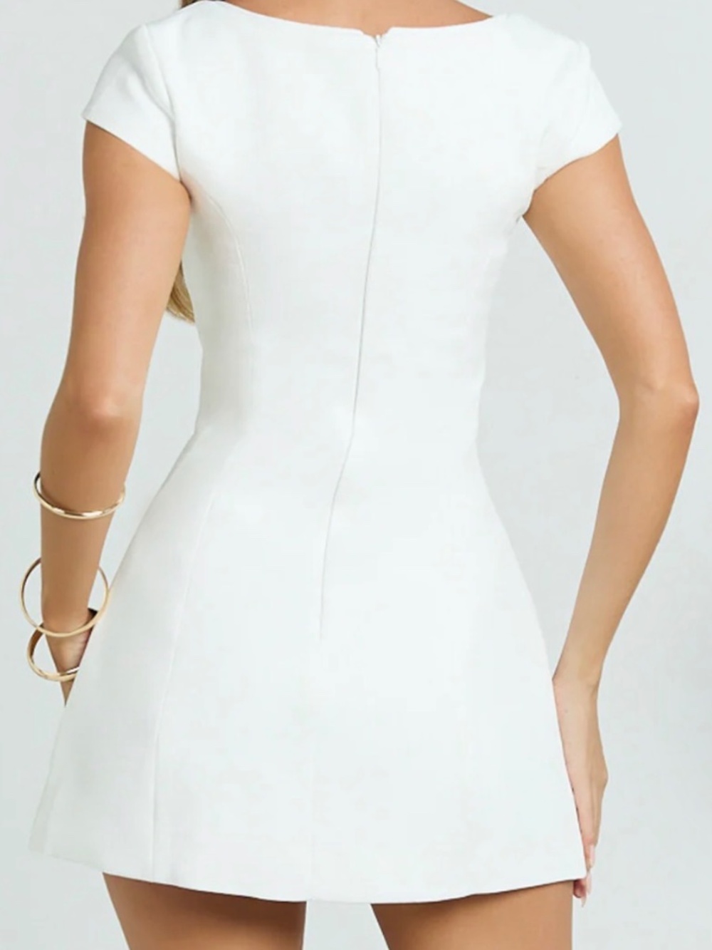 White Showpo Graduation Dress - Picture 2 of 3